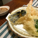 天ぷら割烹 三松 - 天婦羅定食　970円