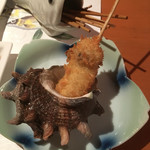 ステラ - 栄螺と魚の串入れの妙^ ^