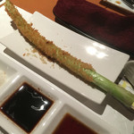 ステラ - とても太くて柔らかだったアスパラ丸ごと一本揚げ(＾ｰ^)ノ