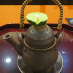 わらび野 - 松茸の土瓶蒸し