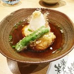 さとや - 穴子の揚げ出し汁