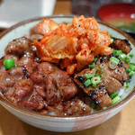 Sumiyaki Butadon Waton - とんとろ･タレ焼き丼＋キムチ