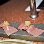 焼肉うしごろ - ザブトンの握り