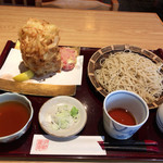 卯月 - かき揚げ天せいろ 1,080円税別