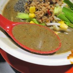 麺酒房 龍安 - スープ（辛め）