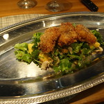 グルマンディーズ - 鮭の白子のフライサラダ