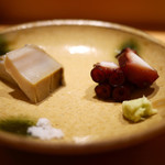 鮨 さいとう - 蒸鮑と煮蛸