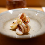 鮨 さいとう - 墨烏賊ゲソ炙り