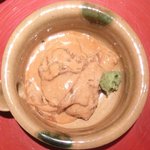 くろぎ - 鯛茶漬け 1000円 の鯛の胡麻だれ和え(1杯目)