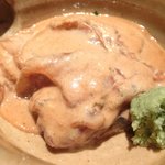 くろぎ - 鯛茶漬け 1000円 の鯛の胡麻だれ和え(1杯目)