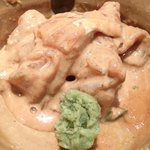 くろぎ - 鯛茶漬け 1000円 の鯛の胡麻だれ和え(2杯目)