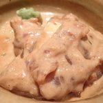 くろぎ - 鯛茶漬け 1000円 の鯛の胡麻だれ和え(2杯目)