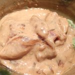 くろぎ - 鯛茶漬け 1000円 の鯛の胡麻だれ和え(3杯目)