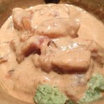 鯛茶漬け 1000円 の鯛の胡麻だれ和え(3杯目)