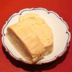 くろぎ - 鯛茶漬け 1000円 の玉子焼き