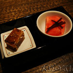 五代目野田岩の野田岩のお通し