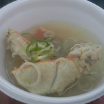 札幌市場めし　まるさん亭 - サービスかに汁　【　２０１１年４月　】　9