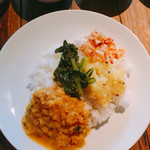 スパイスカフェ - ライス&副菜4種