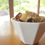 恵那寿や - 【2017.10】栗パフェ(税込950円)