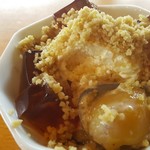 恵那寿や - 【2017.10】栗パフェ(底の方には栗がたっぷりゴロゴロ)