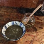 男そば 連獅子 - 期間限定
      煮干ペースト＆煮干酢