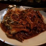 男そば 連獅子 - 期間限定
      煮込みチキンカレー
      350円