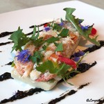 カーサ・デル・チーボ - 八戸産 毛蟹のサラダ ヴェネチア風 白隠元のジェラティーナ