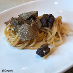 カーサ・デル・チーボ - タヤリンを使ったエゾジカのラグーのトリュフ掛け