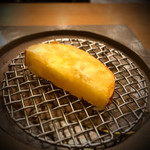 鮨割烹 汐 - 鳴門金時の天麩羅