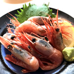 Sweet shrimp platter