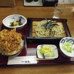 そば処 清の家 - かきあげ丼セット