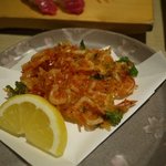 一作鮨 - 白えび　かき揚げ