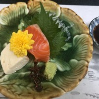 奥貴船 兵衛 - お造り（川鱒、生湯葉）