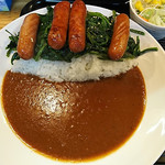 ロビンソンクルーソーカレーハウス - 北品川カレー＋ソーセージ アップ