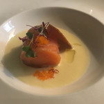 Tamarind Restaurant - Yuzu Lemongrass Cured Salmon