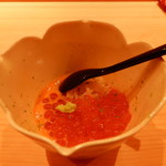 鮨 さかい - イクラとウニソースとシャリ