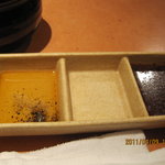 韓美食 オンギージョンギー - つけダレ