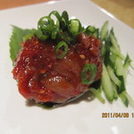 韓美食 オンギージョンギー - 一番辛かったチャンジャー