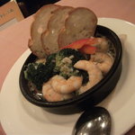 ゴッサム - 小海老のアヒージョ