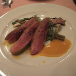 ゴッサム - シャラン鴨フィレ肉のポアレ、ソースマンゴー