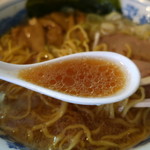 麺屋Hiro - 中華そばスープアップ