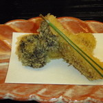 もめん - 松茸のフライ