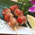 のんき - トマトの豚巻き串♪