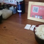 麺房 十兵衛 - ライス無料