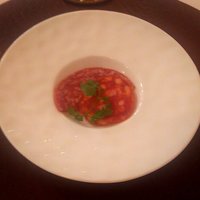 RISTORANTE REGA - 突き出し・2種類のサラミ（2017.9）