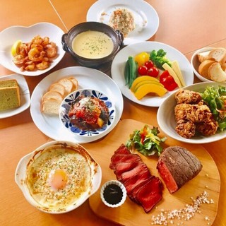 お席の時間無制限 久々に会えたお友だちとゆっくりしていってください 満腹コース 料理のみ 全8品 3 500 税込 チーズフォンデュが入ったコースです あおぞら コーヒー ダイニング あおぞら Coffee Dining 川西能勢口 カフェ 食べログ