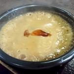 麺屋 らいこう - グツグツ煮立ったスープが最高♪