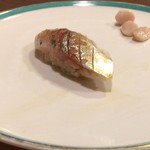 うを徳 - 淡路島 鯵 酢締め（握り）