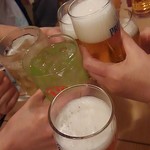 串と煮込み 門限やぶり - 乾杯～！