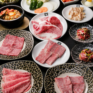 近江牛食べ放題プレミアムコースです 希少部位あり 近江牛焼肉 囘 近江八幡店 Mawari 近江八幡 焼肉 食べログ